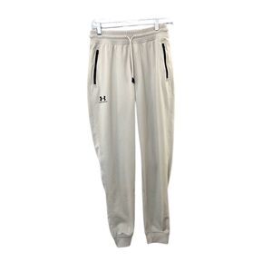 Under Armour Men's UA Sportstyle Joggers Size Medium Khaki Base Coldgear